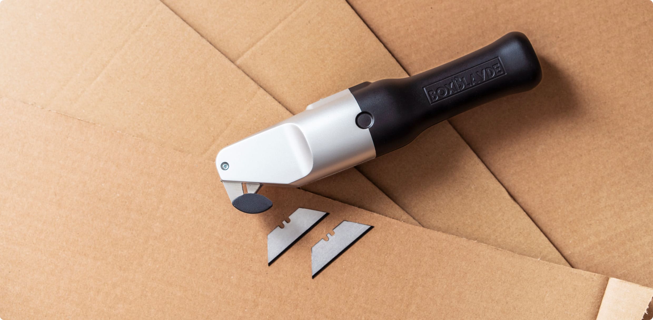 BoxBlayde  Hi-Powered Electric Cardboard Box Cutter by BoxBlayde —  Kickstarter