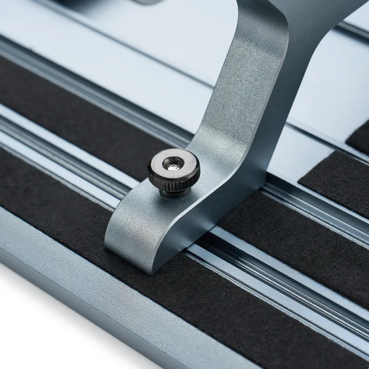 Anodized aluminium surface detail